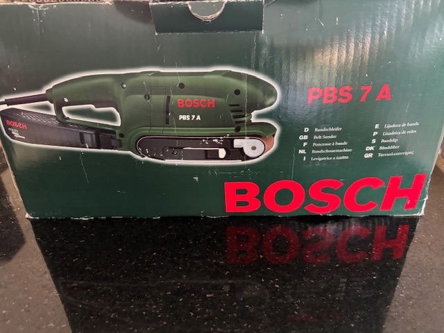 BOSCH PBS 7 A 240V belt sander Used once or twice
