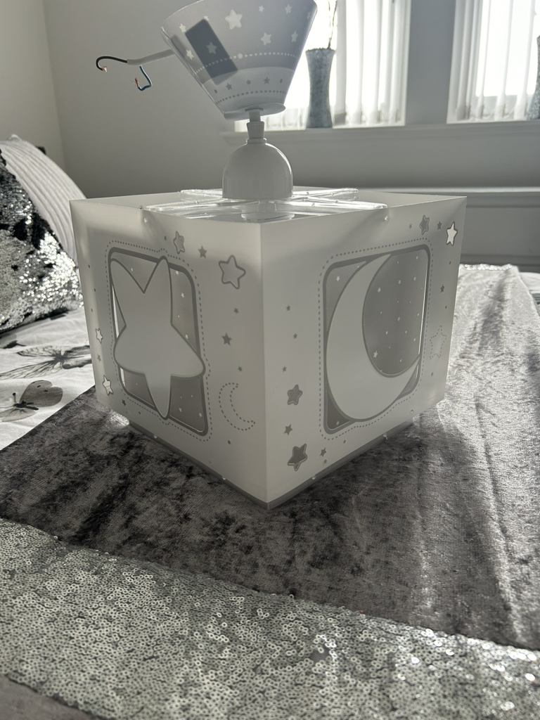 Grey and white star light