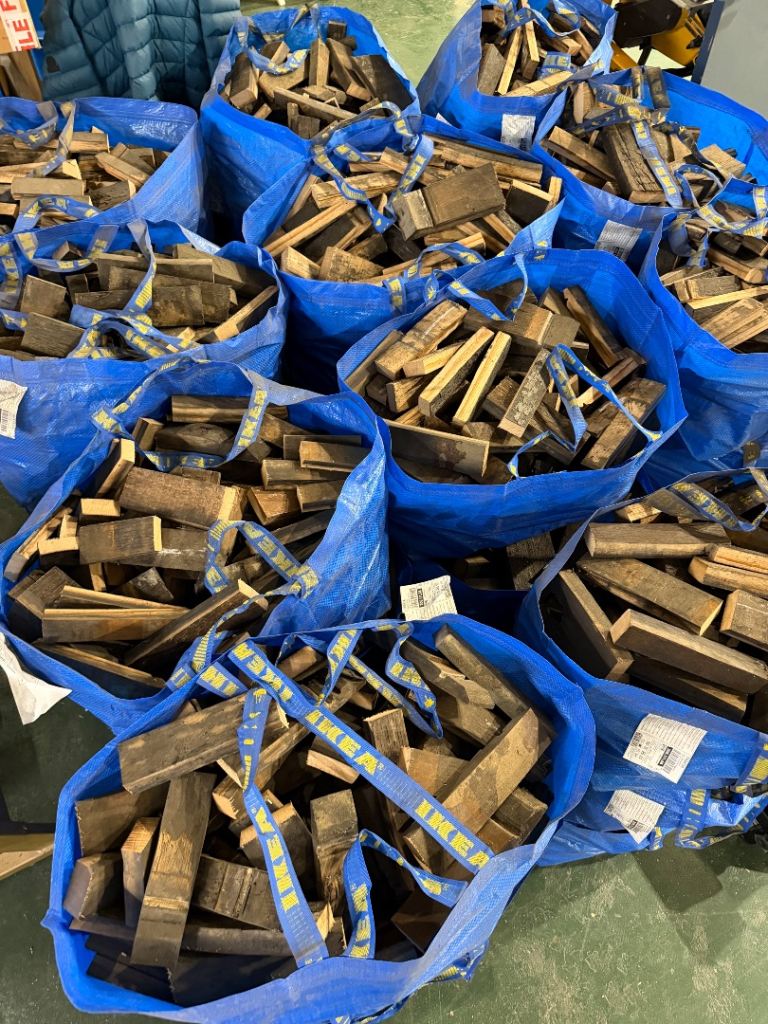 Whisky Barrel Firewood - £10 a bag 