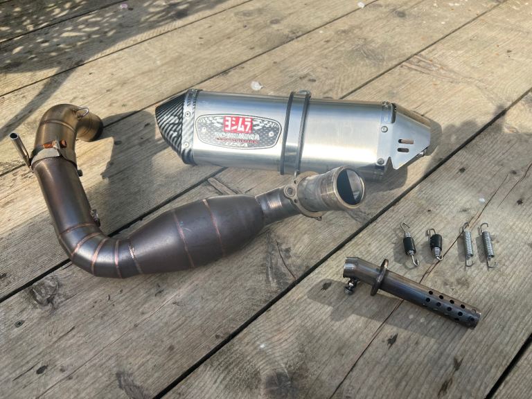  🏍️🟦🟥 BMW Motorrad  G310GS Rallye edition Adventure Yoshimura exhaust Bash plate top bag