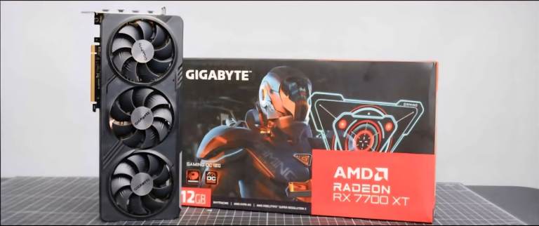 Gigabyte AMD Radeon RX 7700 XT OC 12GB GPU