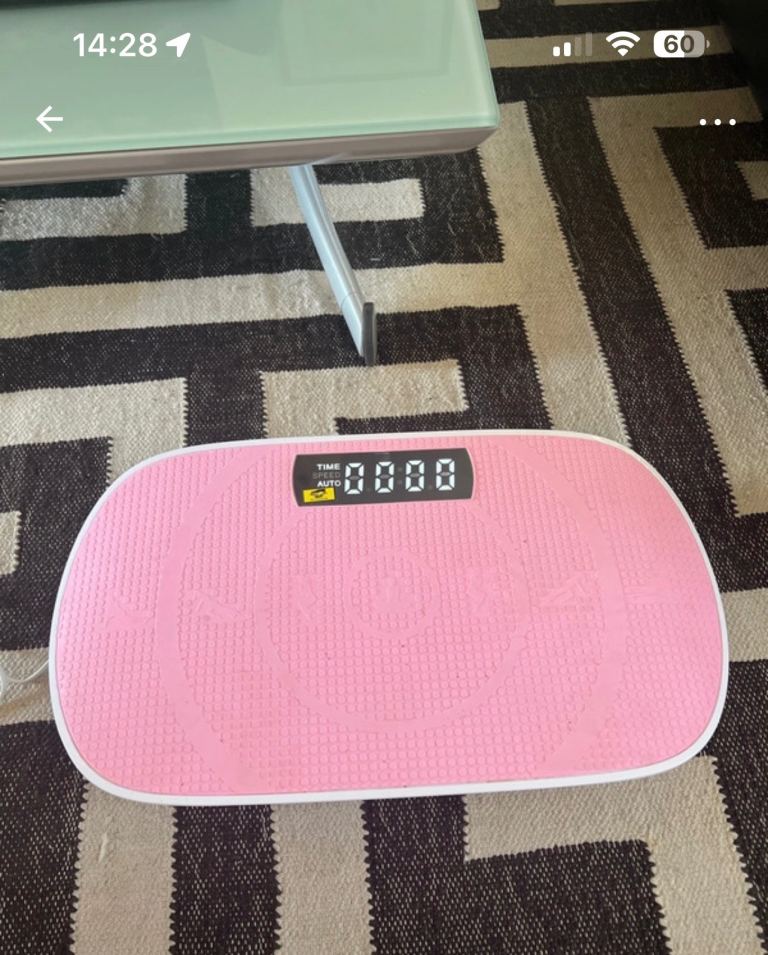 MERACH Pink Vibration Plate – New model 2398