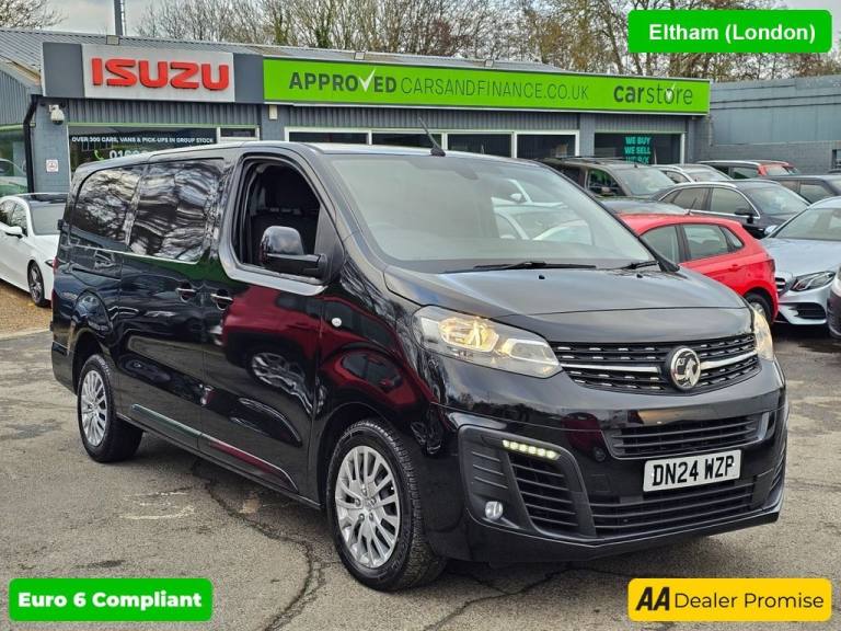 2024 Vauxhall Vivaro Black 2.0 Turbo D Euro 6 panel van 15,600 miles, ULEZ compliant, 6-Speed ma ...