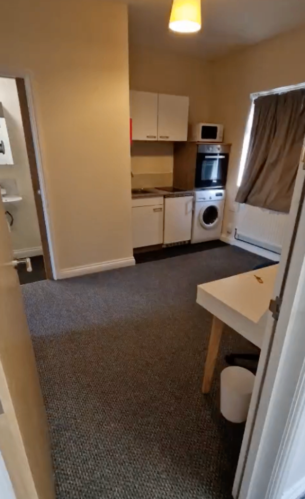 1 bed ground floor flat inc most bills Sandfields, Swansea