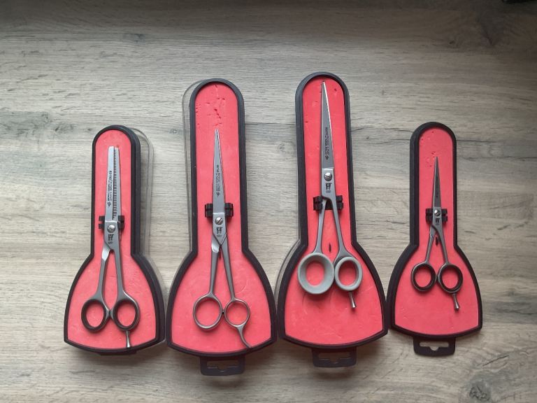 Professional dog grooming scissors and clippers 
