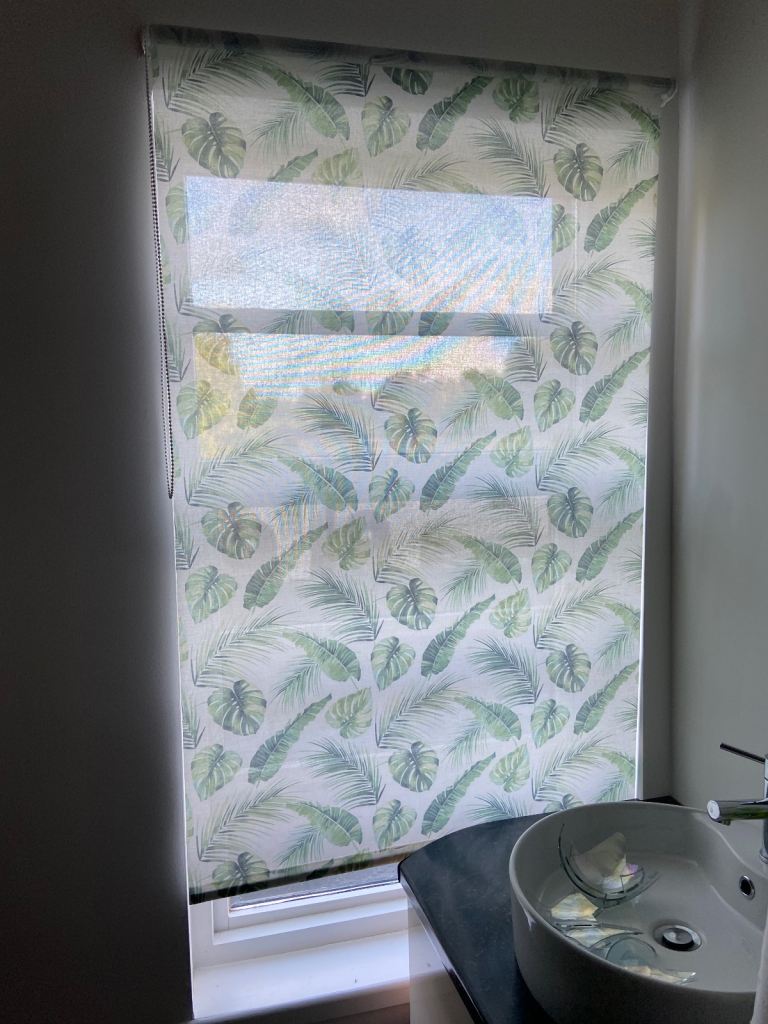 image for 2 Leaf Print Daylight Roller Blinds 