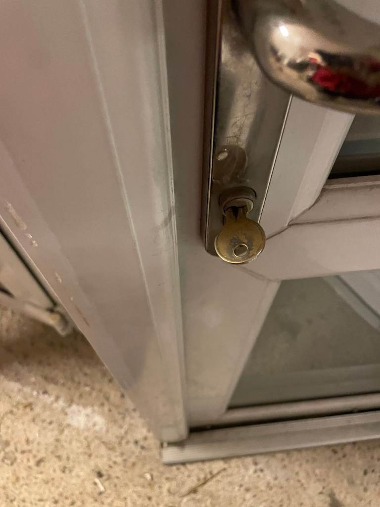 210 x 82 cm - MODERN ALUMINIUM DOUBLE GLAZED DOOR (REF: DX208)