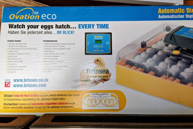Brinsea ovation eco 56 incubator 