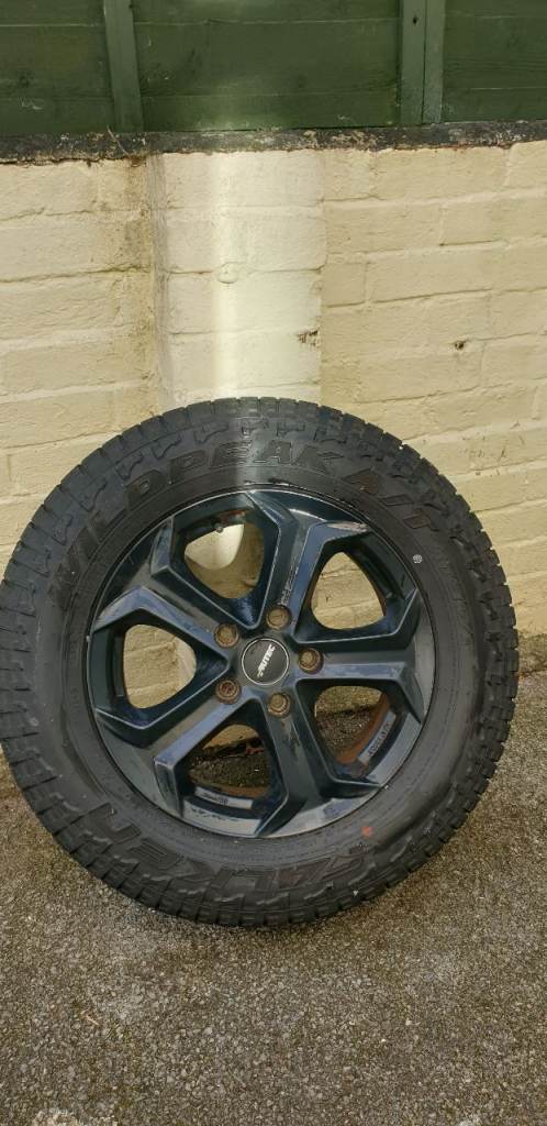 AUTEC XENOS 16" ALLOYS WITH ALMOST NEW FALKEN WILDPEAK TYRES FIT PRE 2014 TRAFIC VIVARO PRIMASTER 