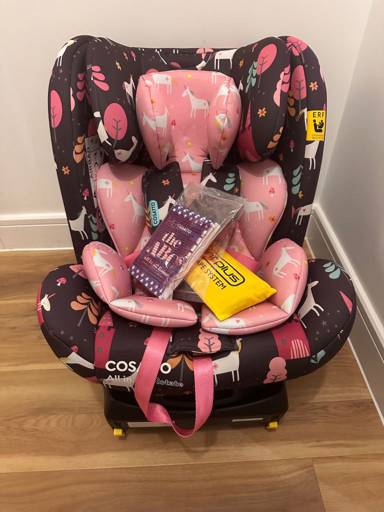 COSATTO All in All 360 Rotate Car Seat - HARDLY USED - Excellent condition - FROM GRANDPARENTS CAR