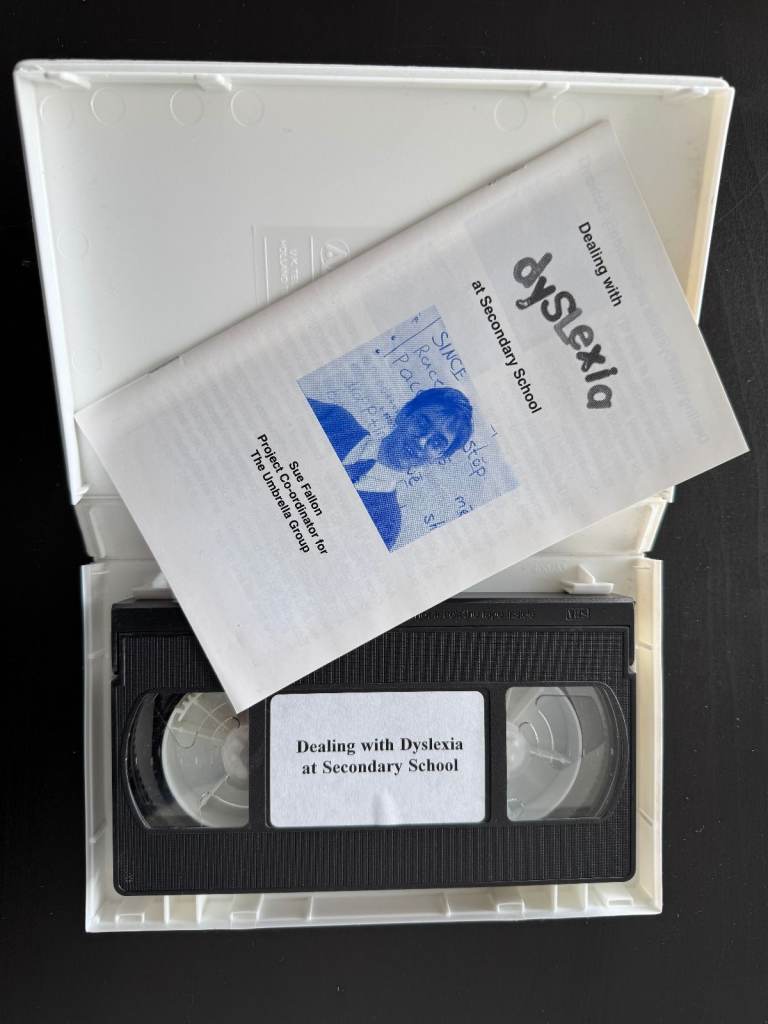 Dyslexia. 2 x VHS tapes. FREE
