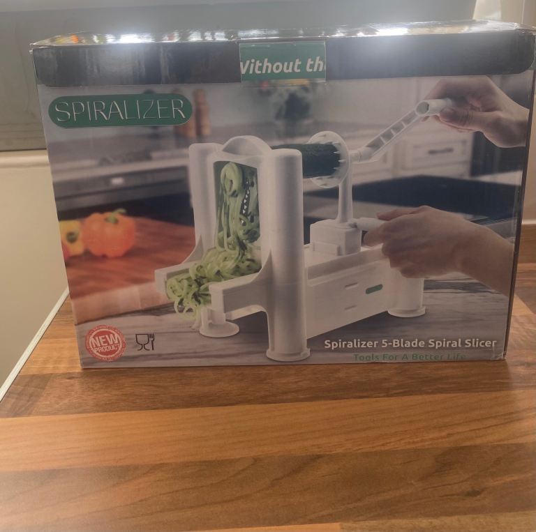 Spiralizer  5 _ blade spiral slicer vegetable & fruit.