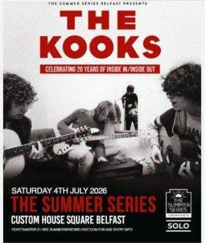 £55 The Kooks Summer Series Belfast Ticket
