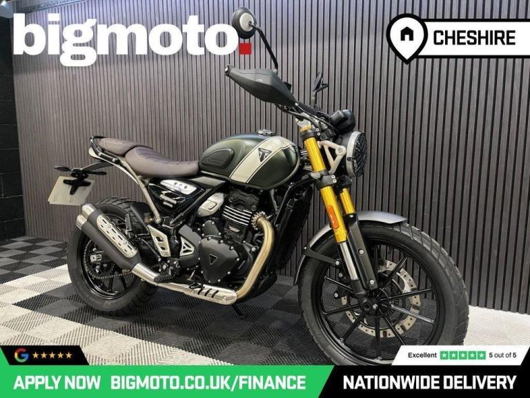 2025 25 TRIUMPH SCRAMBLER 400 X FINANCE SPECIALISTS APPLY NOW