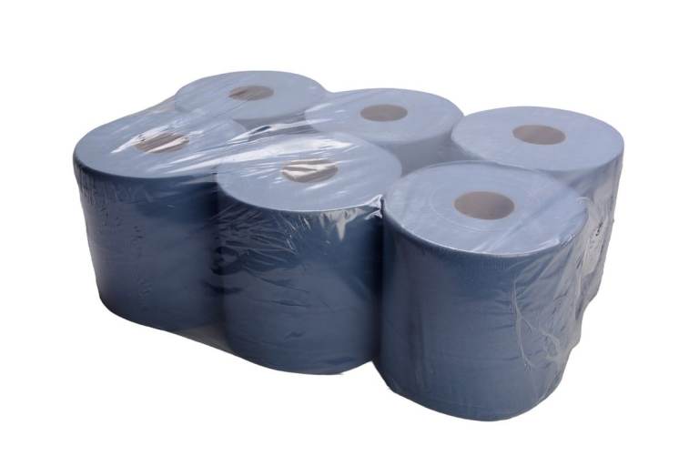 Blue roll 2ply pack of 6
