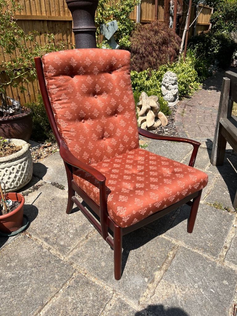 Vintage Parker Knoll Wooden Arm Chair