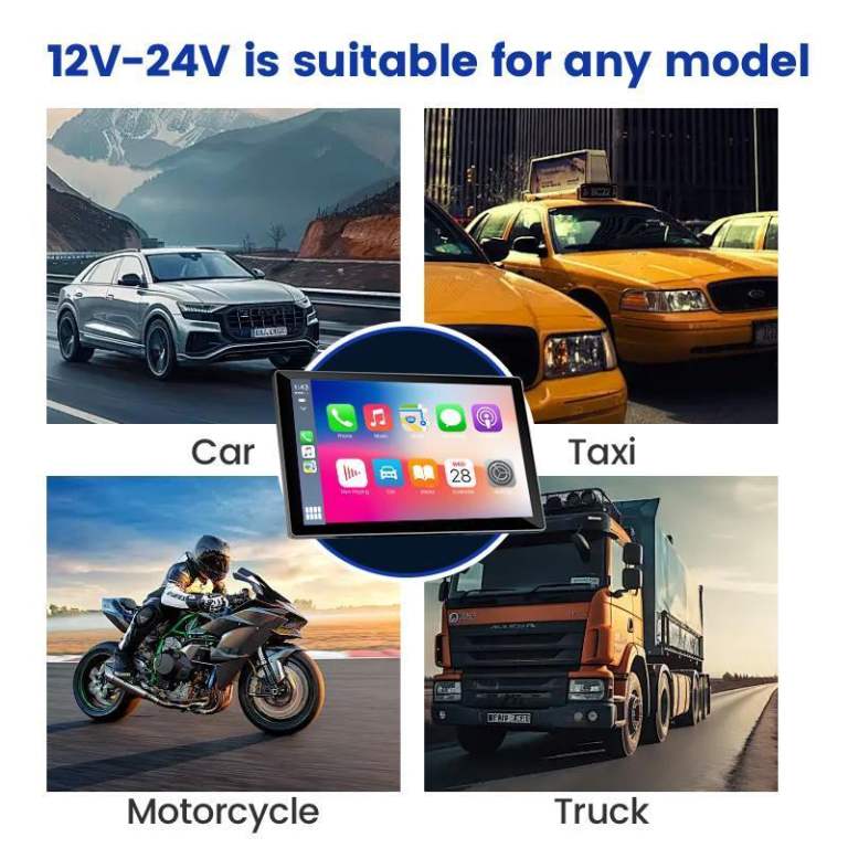 CarPlay IPS touchscreen bluetooth connection