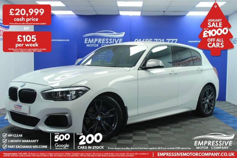 2019 19 BMW 1 SERIES 3.0 M140I GPF SHADOW EDITION HATCHBACK 5DR PETROL AUTO EURO
