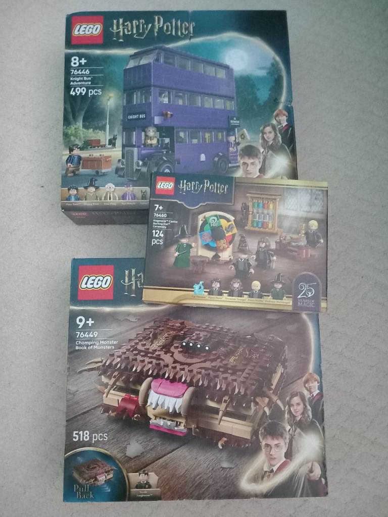 3  new lego harry potter sets
