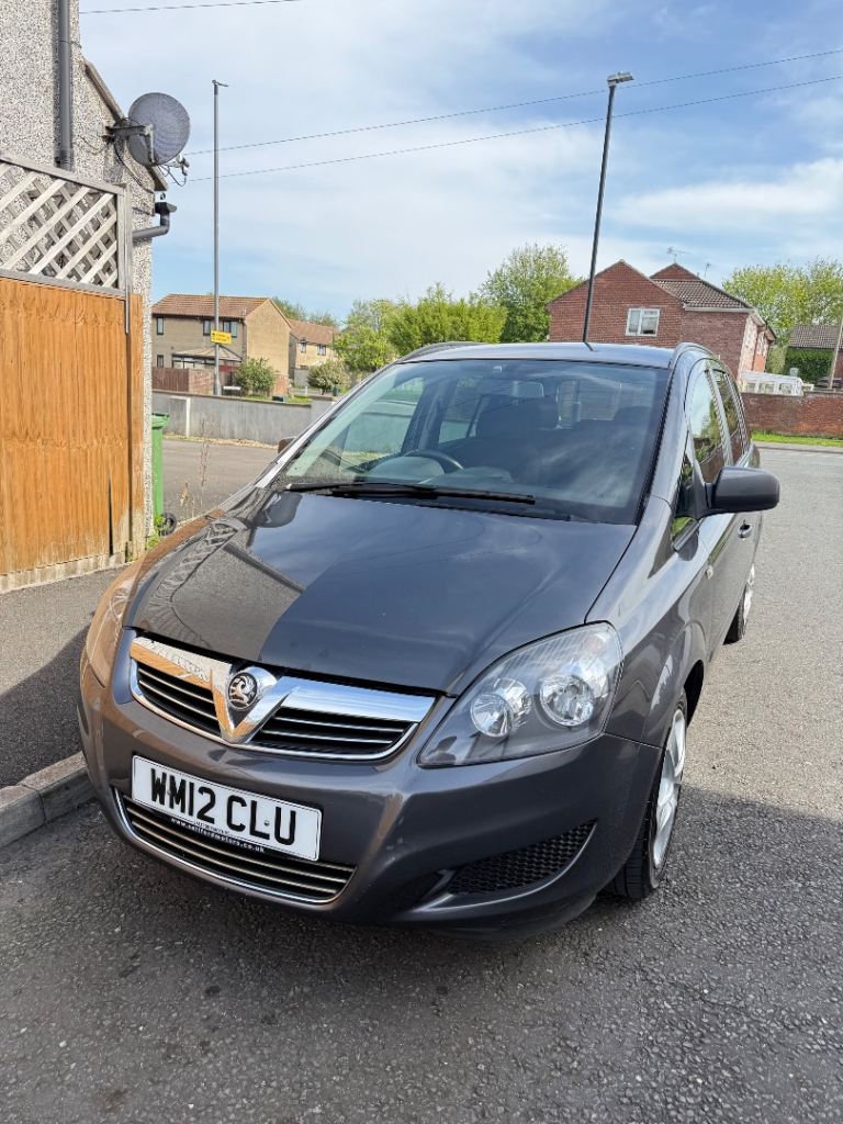 Vauxhall, ZAFIRA, MPV, 2012, Manual, 1598 (cc), 5 doors
