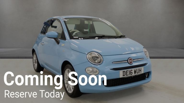 2016 Fiat 500 1.2 Pop Star 3dr HATCHBACK Petrol Manual