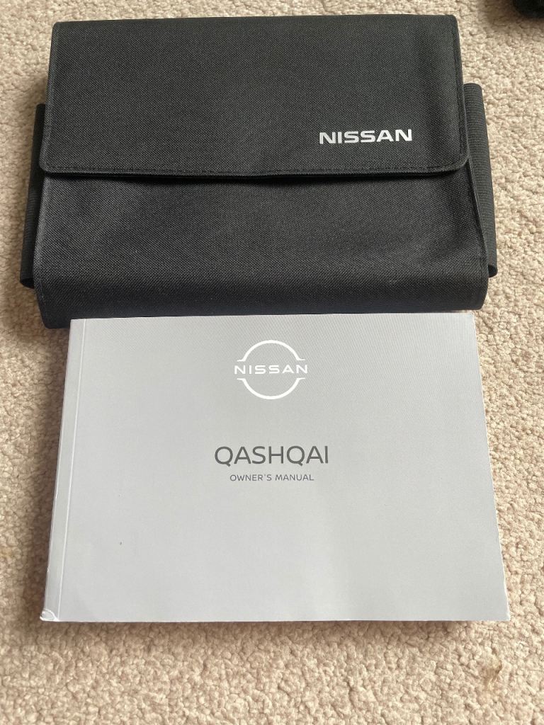 Nissan Qashqai 2022 onwards, owners manual and case