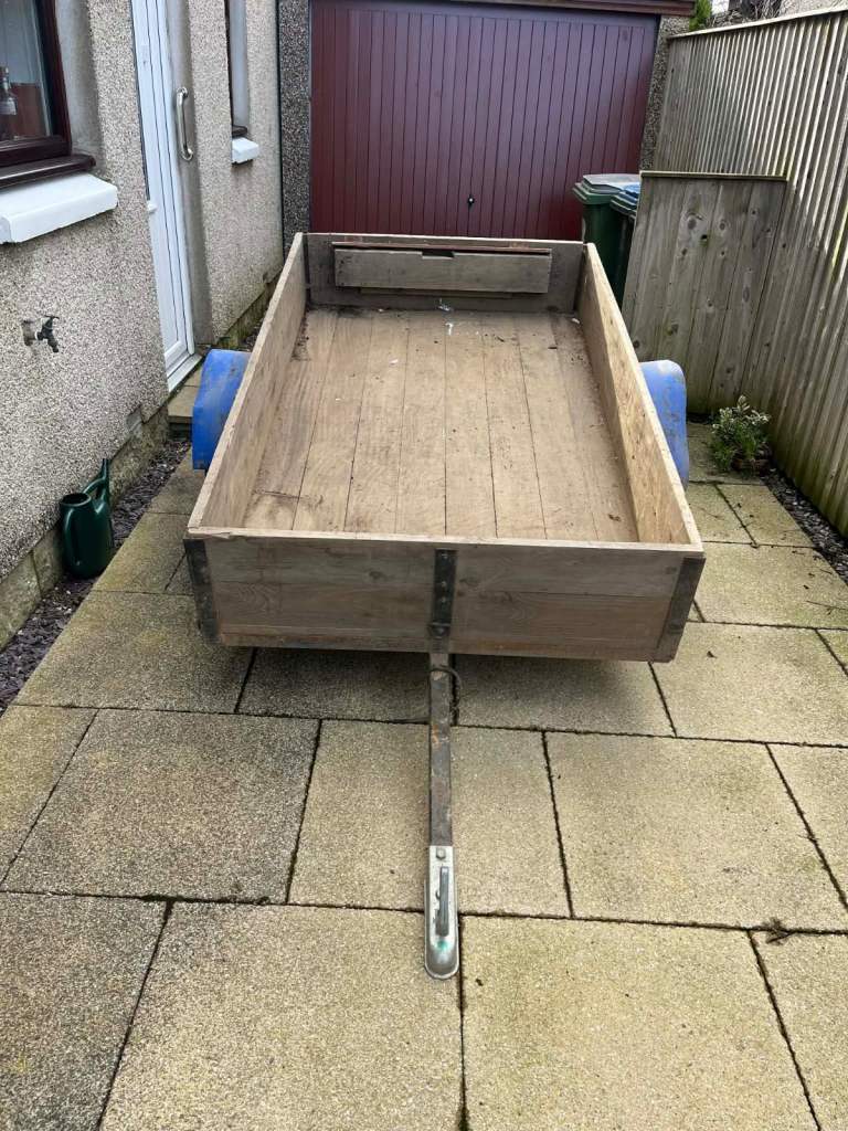 6ft x 4ft Wooden Trailer