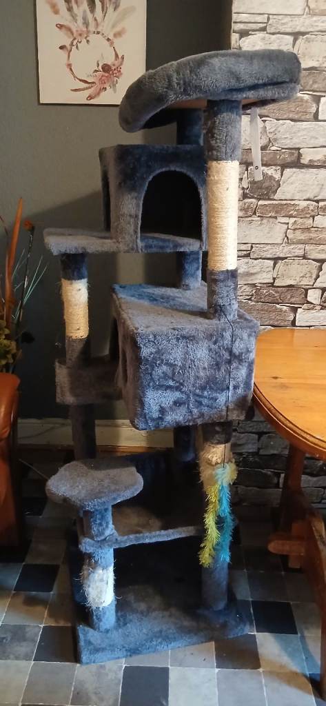 Large Cat Tree Activity Centre Multilevel Scratching Post Climbing 