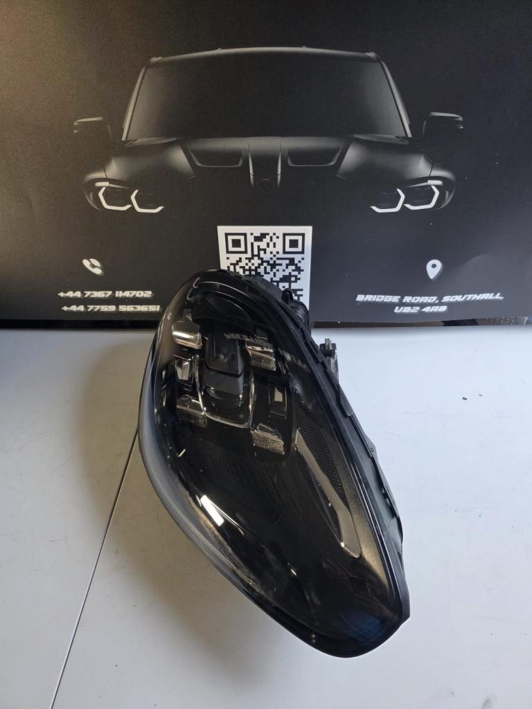 PORSCHE CAYENNE 958 LED COMPLETE DRIVER SIDE HEADLIGHT 2015-2018