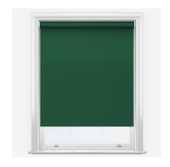 Brand New: Forest Green Roller Blind 152 drop x 122 width