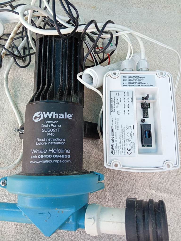 Whale Shower Drain Pump SPS021T - Good Condition