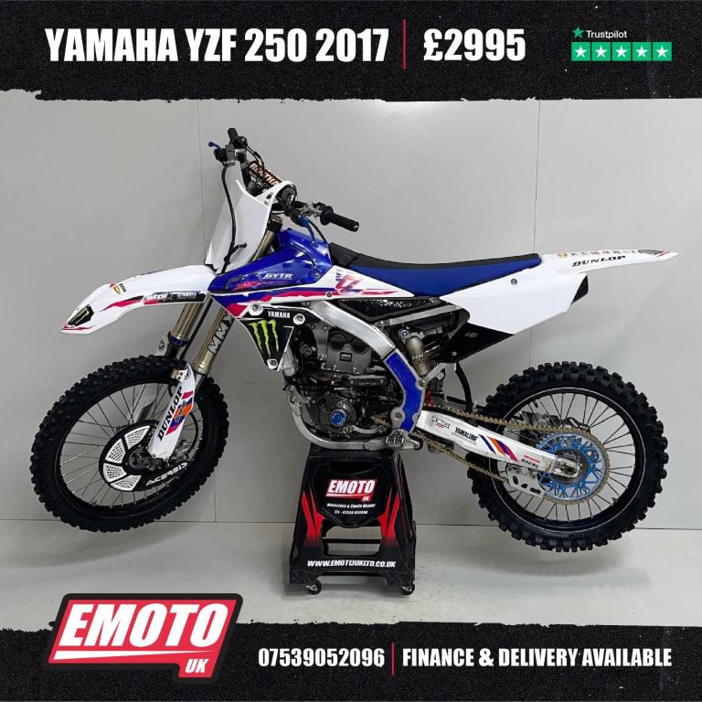 YAMAHA YZF 250 2017 Motocross Bike 250cc @EmotoUK - Finance Available