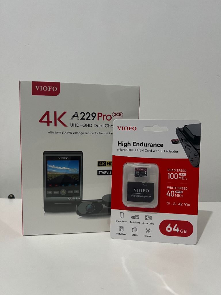 Viofo A229 Pro 2 Channel Front & Rear Dashcam