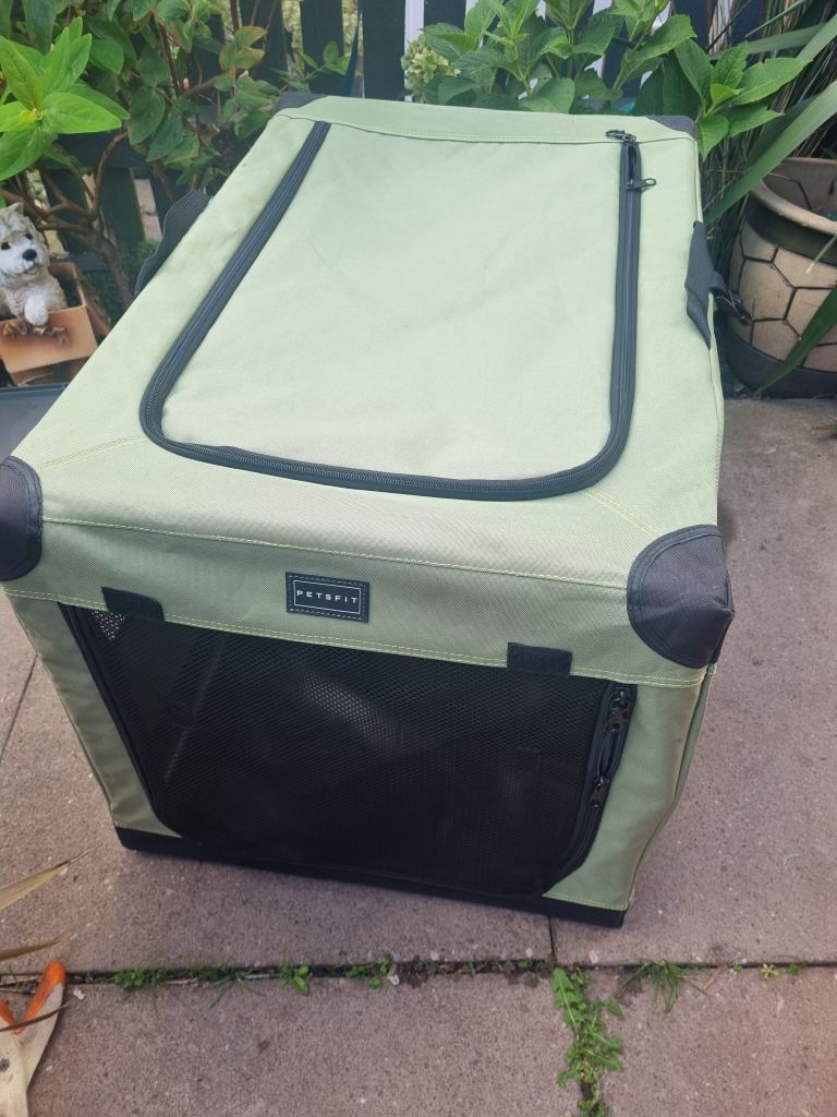Pet Carrier Crate for Dogs or Cats - Portable and Foldable