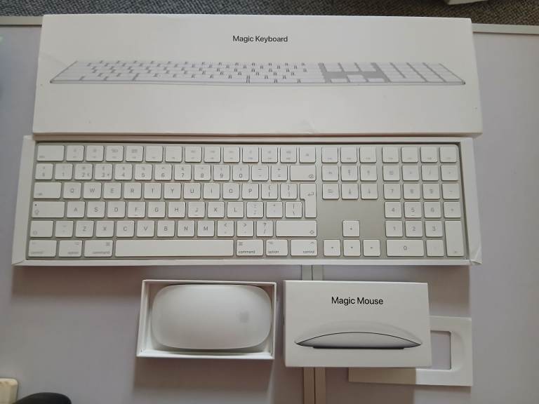 Apple Magic Keyboard & Magic Mouse Bundle – As New in Box
