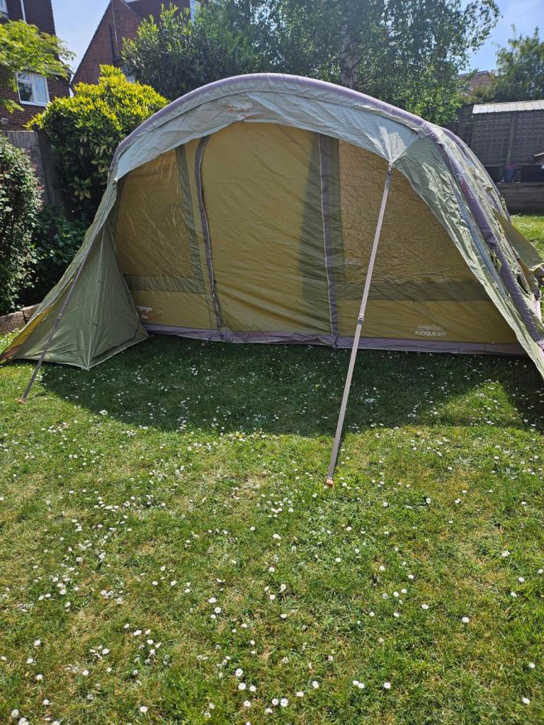 Family sized Vango Evoque airbeam tent for sale (with accessories)