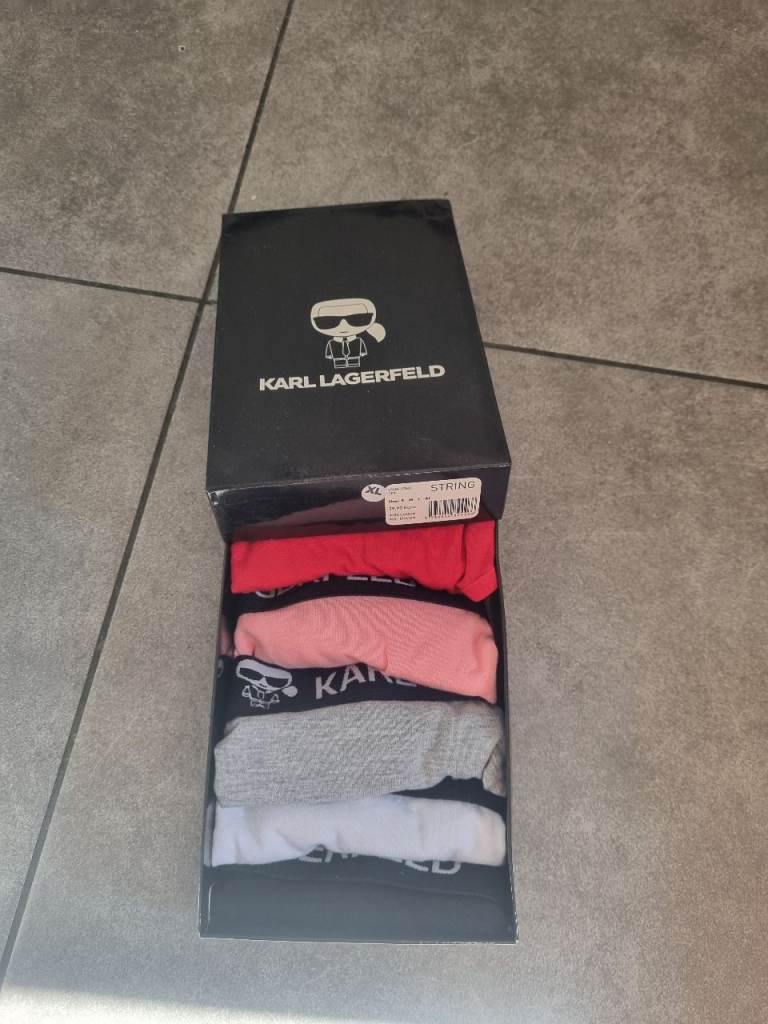 Karl Lagerfeld String Underwear 5-Pack – New, Size XL