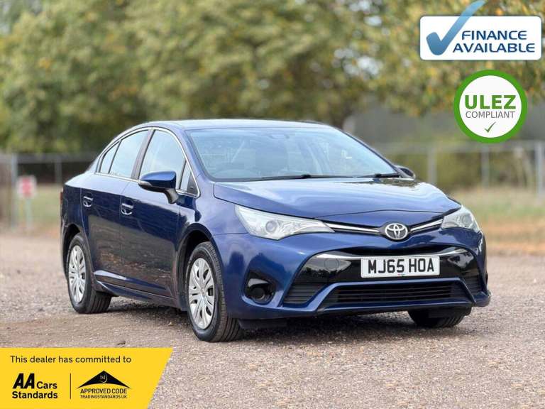 2015 Toyota Avensis 1.8 V-Matic Active CVT Euro 6 4dr SALOON Petrol Automatic