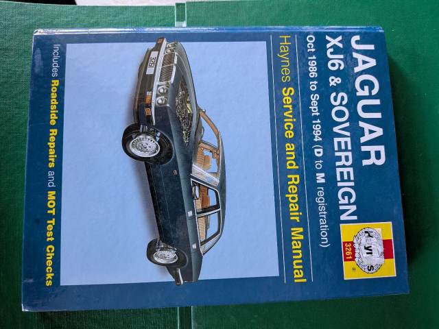 Haynes Jaguar XJ6 & Sovereign Service and Repair Manual – Good
