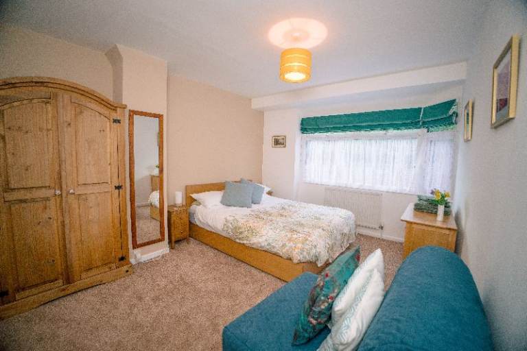 Full upper floor of our house with stunning Tor and countryside views