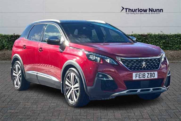 2018 Peugeot 3008 2.0 BlueHDi 180 GT 5dr EAT8 HATCHBACK DIESEL Automatic