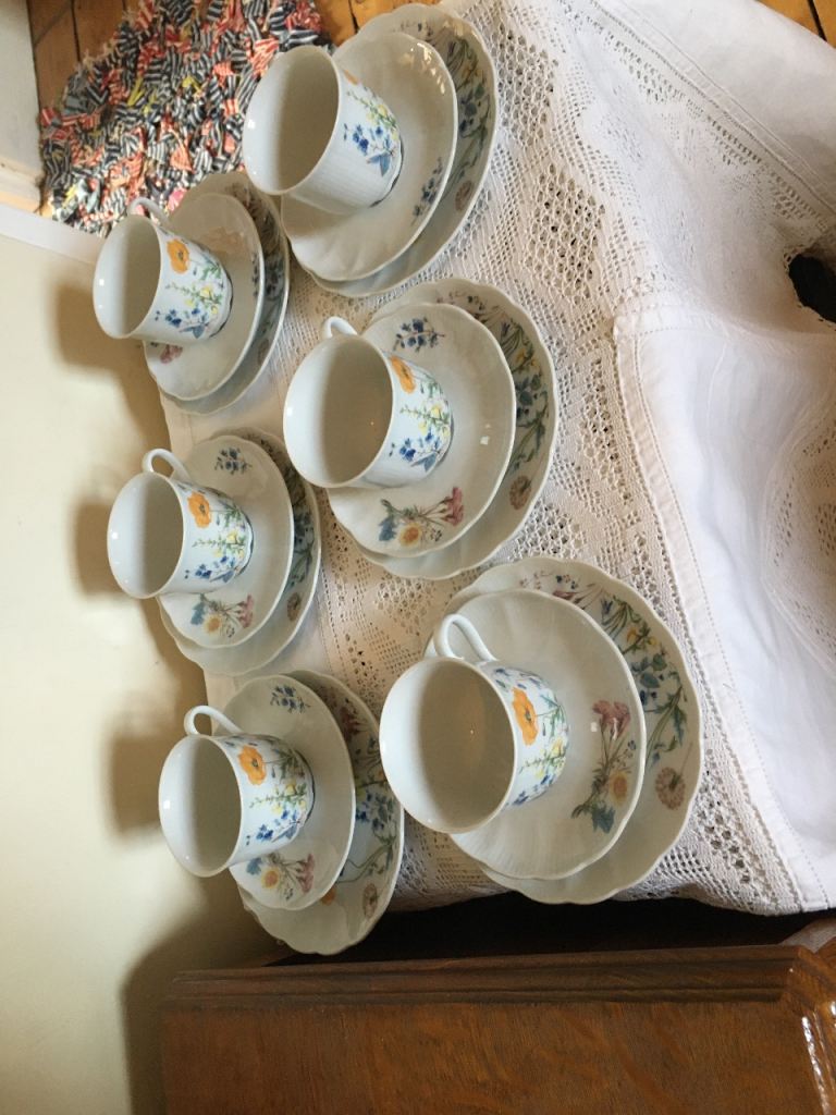 Seltmann Weiden Bavaria 'Jasmine' Floral Tea-Set (18 piece)
