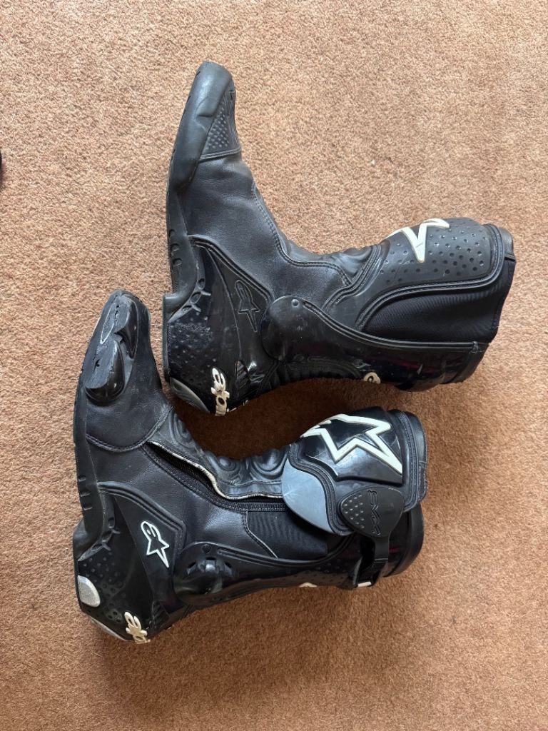 Alpinestar SMX Track Race Boots size UK 13 EU 48