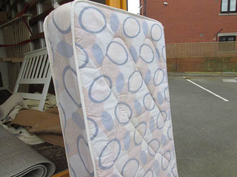 BASIC SINGLE MATTRESS (CIRCLE PATTERN) at HAVEN TRUST CHARITY SHOP