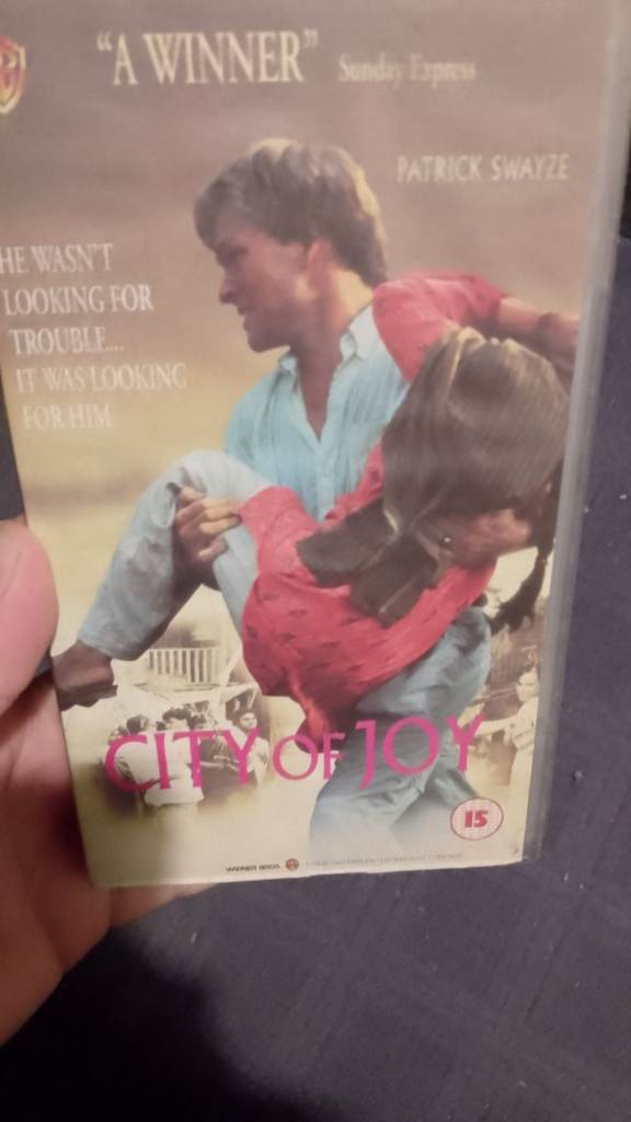 City of Joy VHS rare and vintage Patrick Swayze 