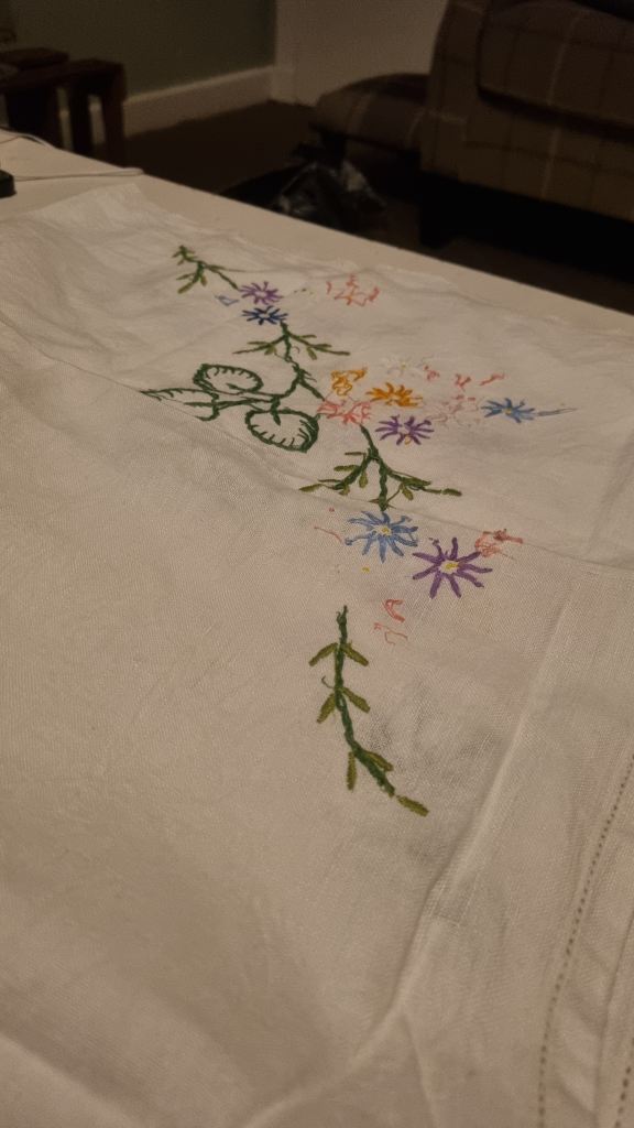 Linen tablecloth 