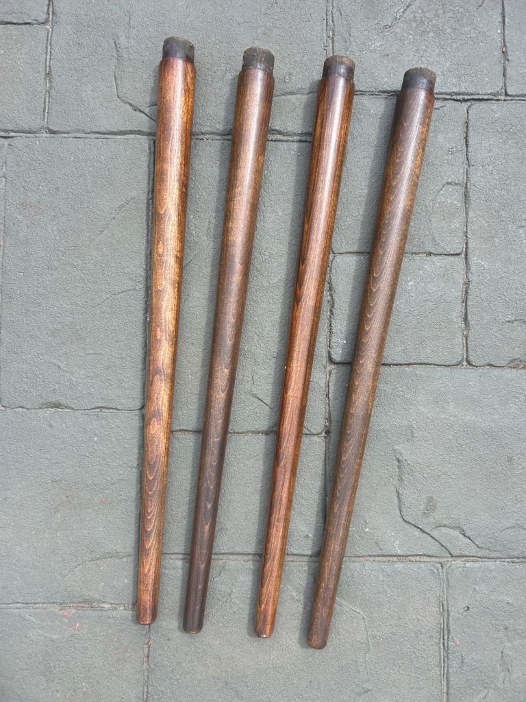 Mid Century Dining Table Legs / Walnut / NEW