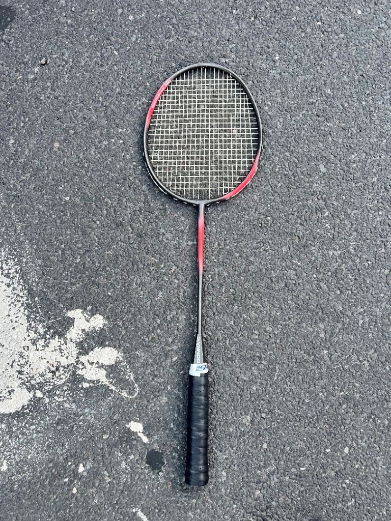 Black Badminton Racket – Good Condition