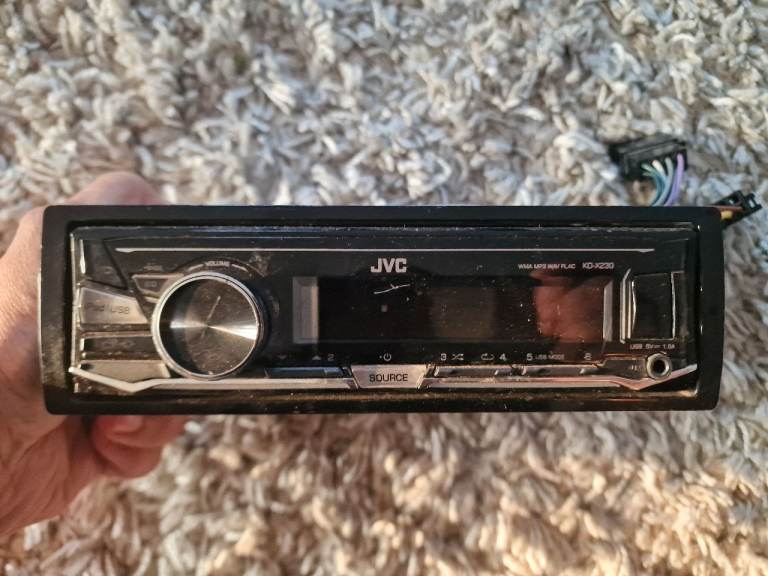 JVC KD X230 SINGLE DIN CAR STEREO