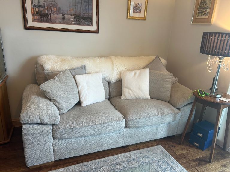 3+2 Greg Fabric Sofas. Excellent condition. 